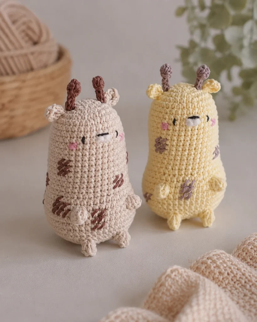 Cheerful Baby Giraffe Amigurumi: Free Crochet Pattern for Beginners