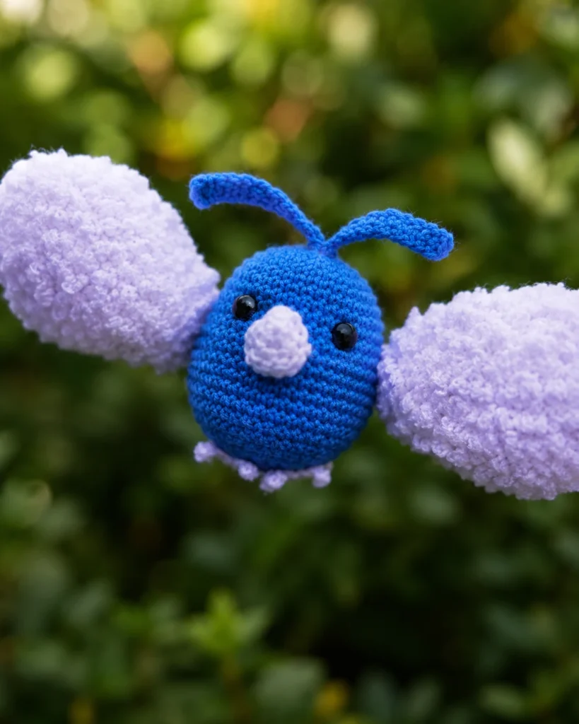 Crochet Swablu Pokémon Amigurumi: Free Pattern for Cloud Bird Plush