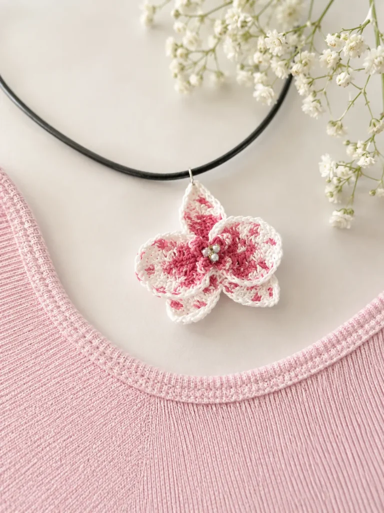 Free Crochet Orchid Flower Pattern Step-by-Step Tutorial