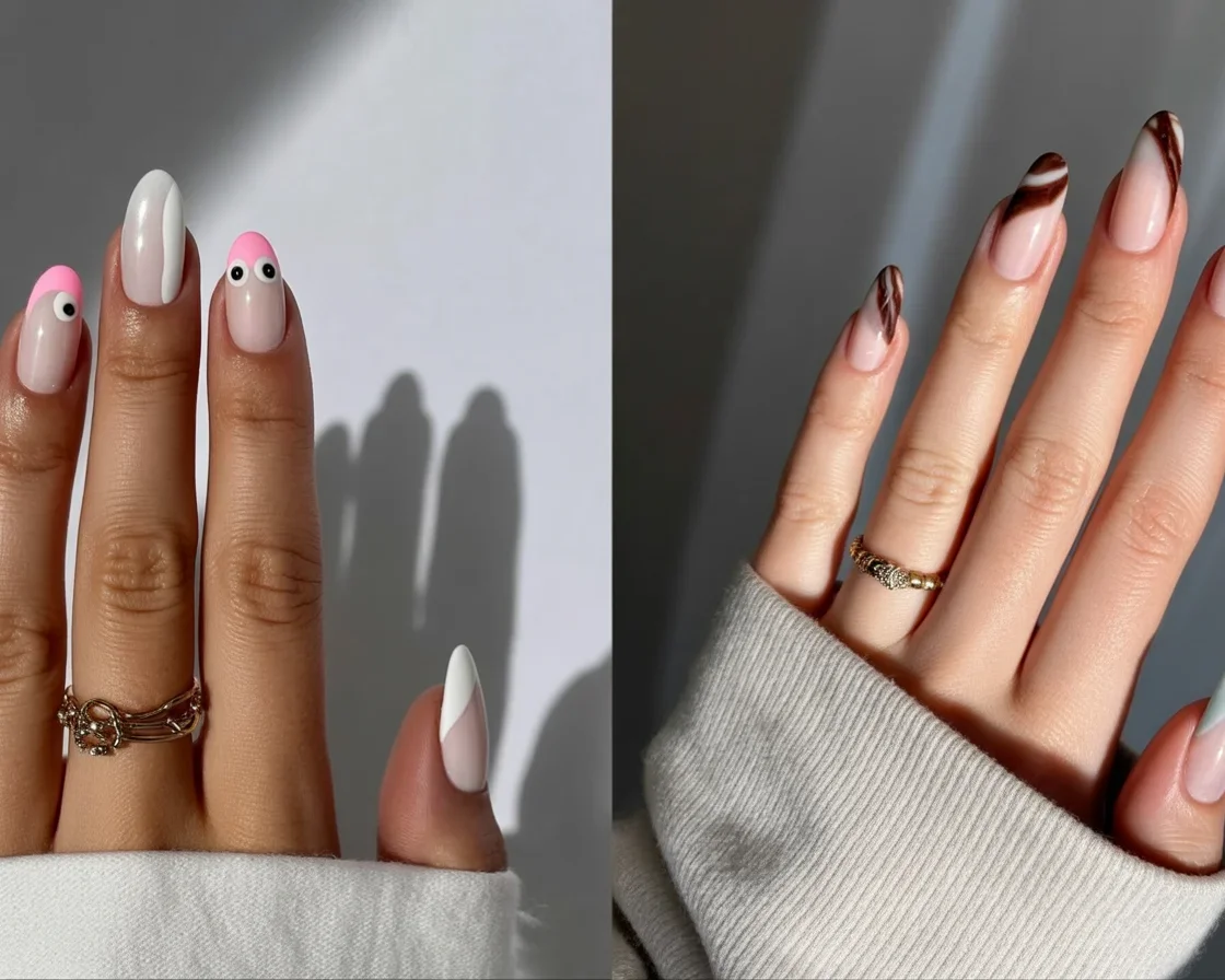 September nails ideas featuring warm colors and chic nail designs for autumn.