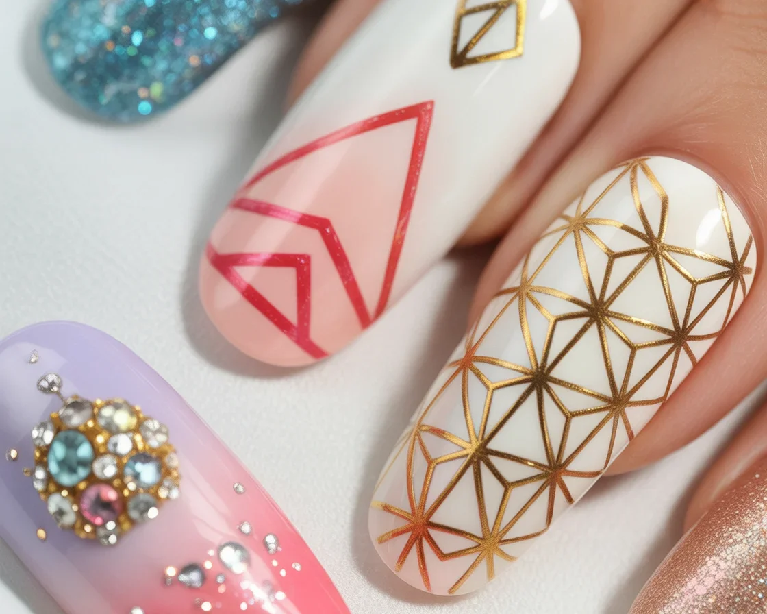 Creative Pinterest nails ideas showcasing a variety of nail art and designs.
