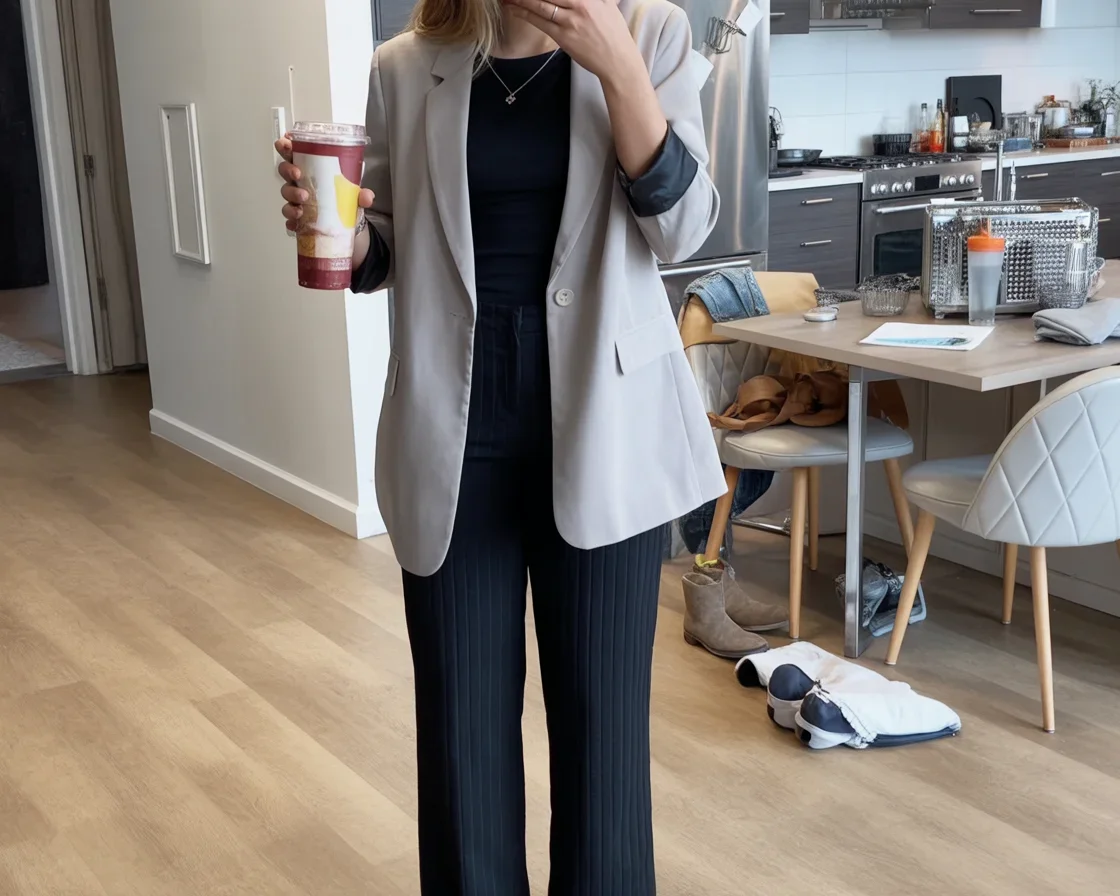 Stylish basic outfits for women featuring a mix of essential pieces