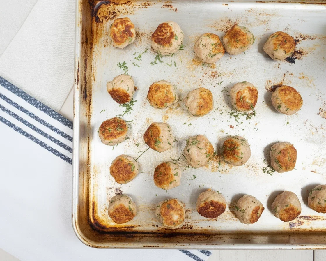 Delicious freezer-friendly turkey meatballs ready for meal prep.