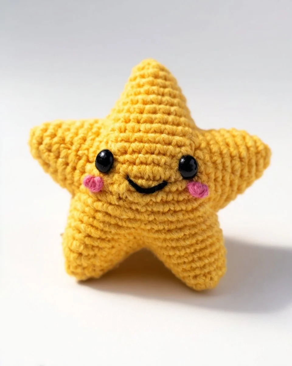 Amigurumi Star Crochet Pattern - Adorable and easy to follow design.