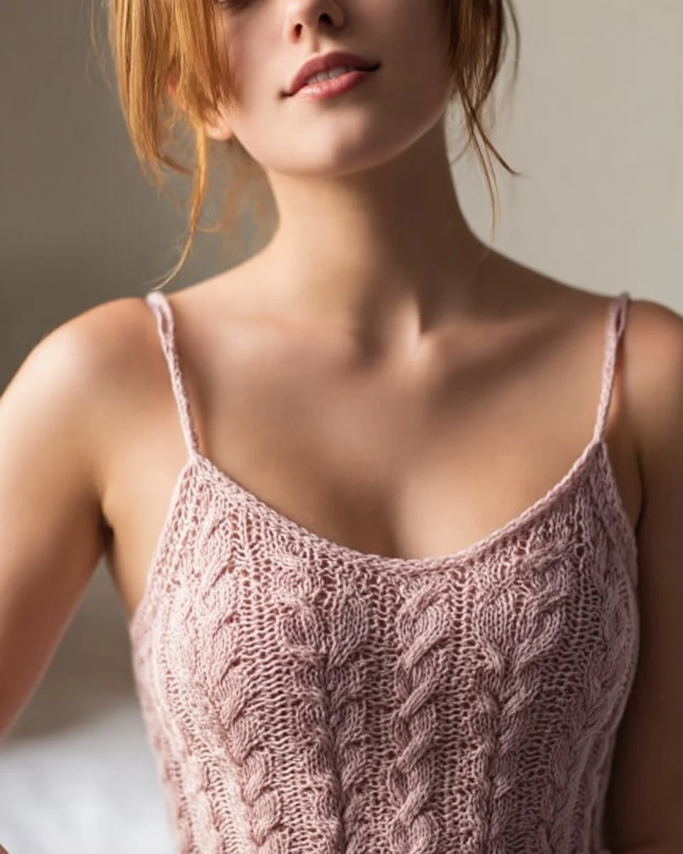 Crochet Pattern Crochet Cable Stitch Tank Top Pattern Crochet Cable Stitch Bralette Pattern Crochet