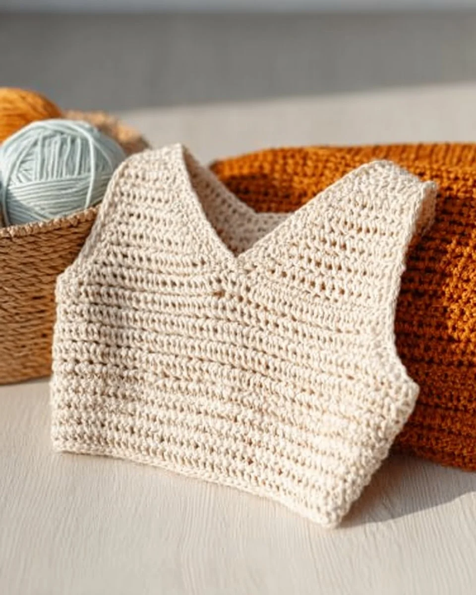 Crochet Summer Vibes Top - Crochet with Carrie