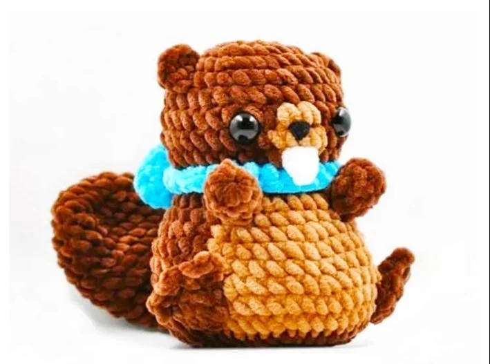 Cute Beaver Amigurumi Free Crochet Pattern