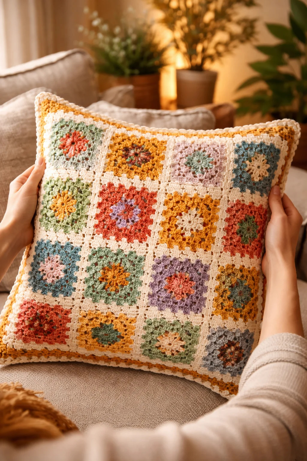 crochet pillow cover pattern
