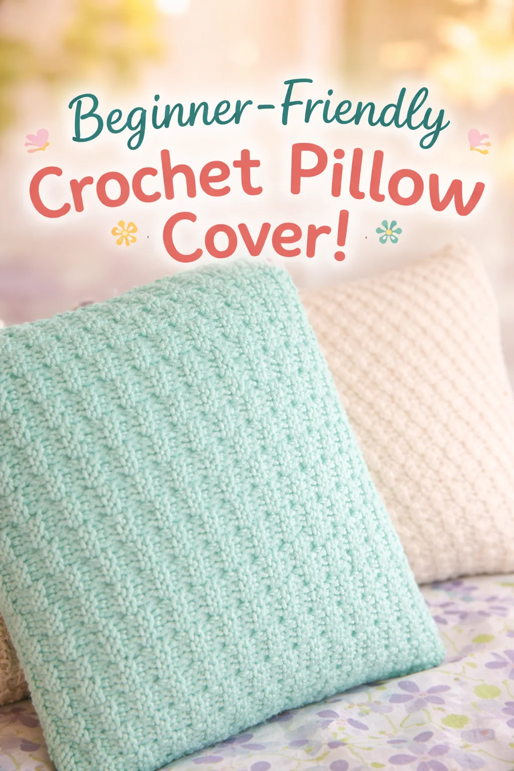 crochet pillow cover pattern