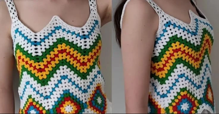 DIY crochet crop top pattern for a stylish tank top