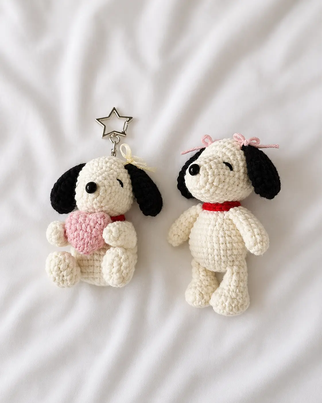 Free Snoopy Crochet Keychain Pattern DIY Adorable Amigurumi