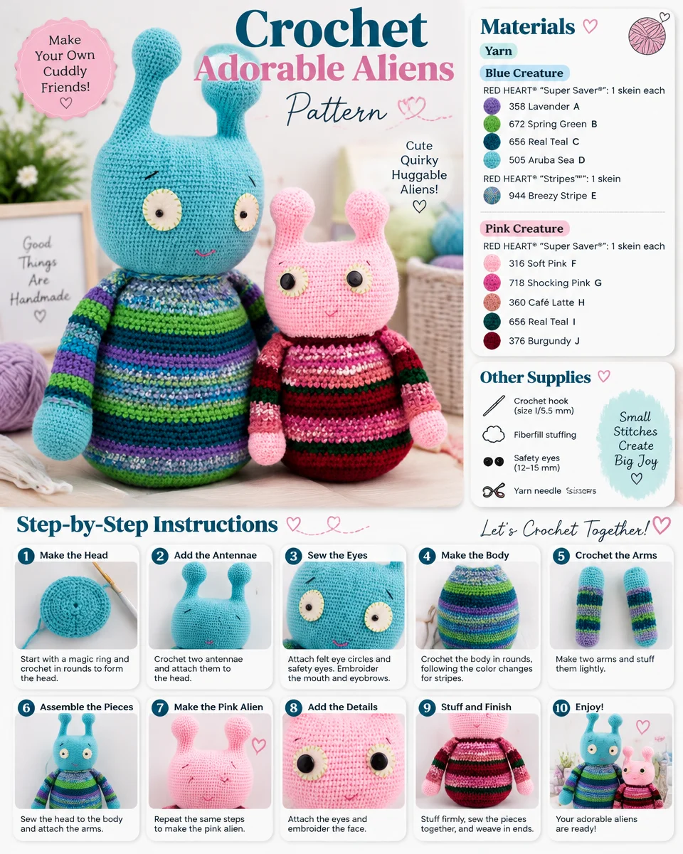Adorable Alien Crochet Pattern