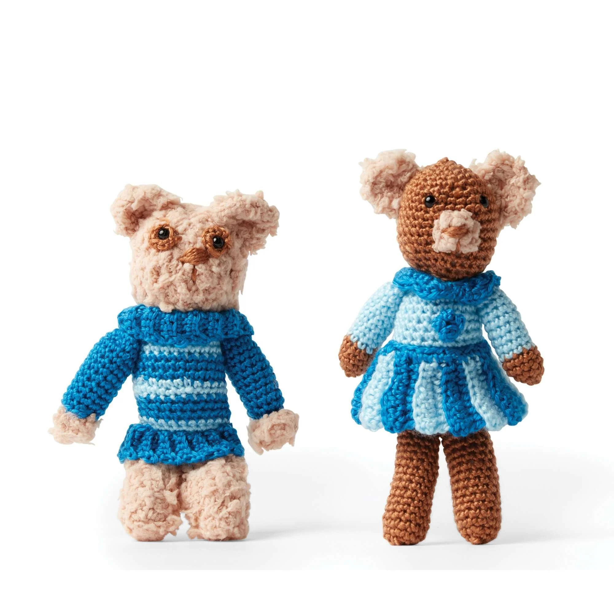 Brother and Sister Bear Amigurumi Crochet Pattern