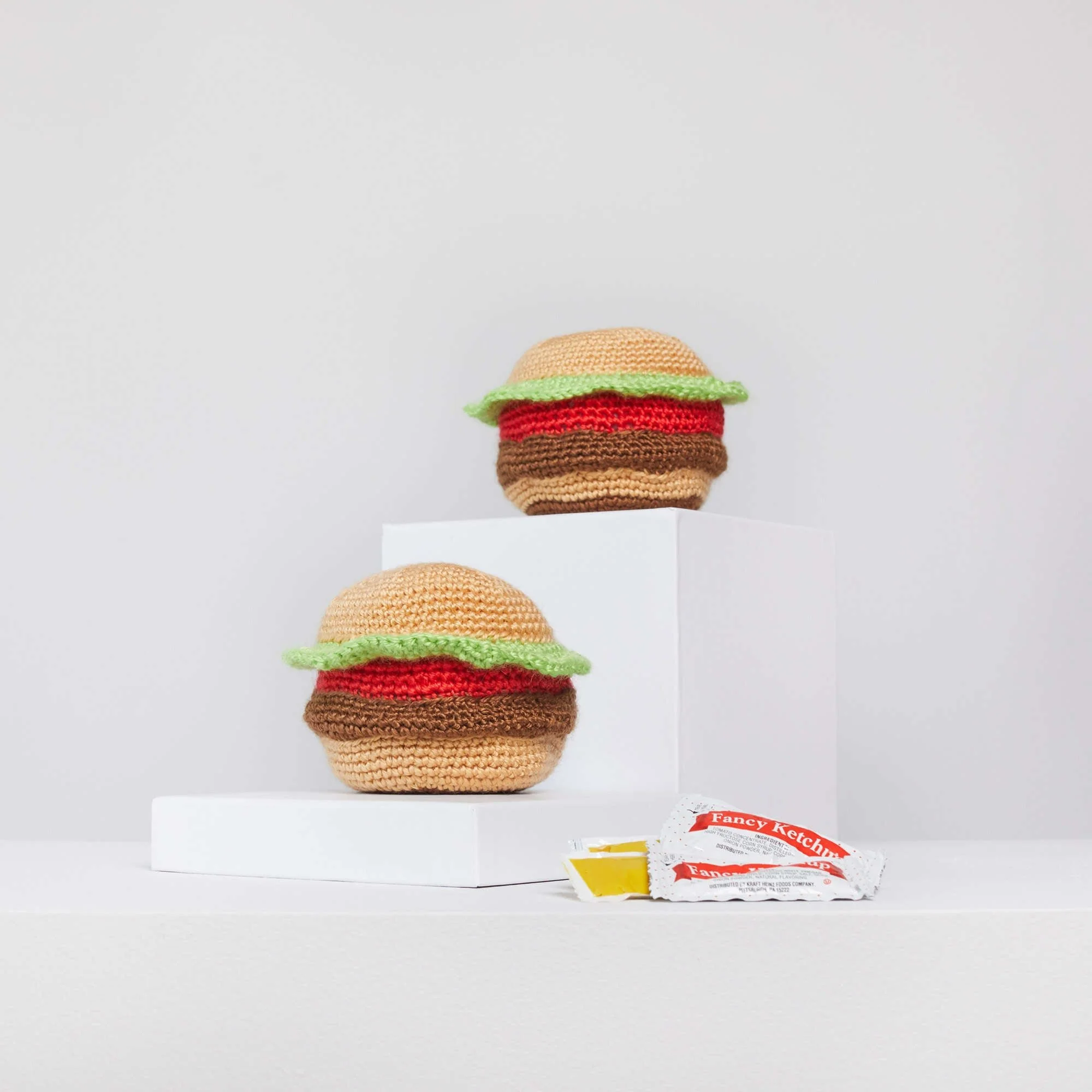 Delicious Crochet Hamburgers Pattern