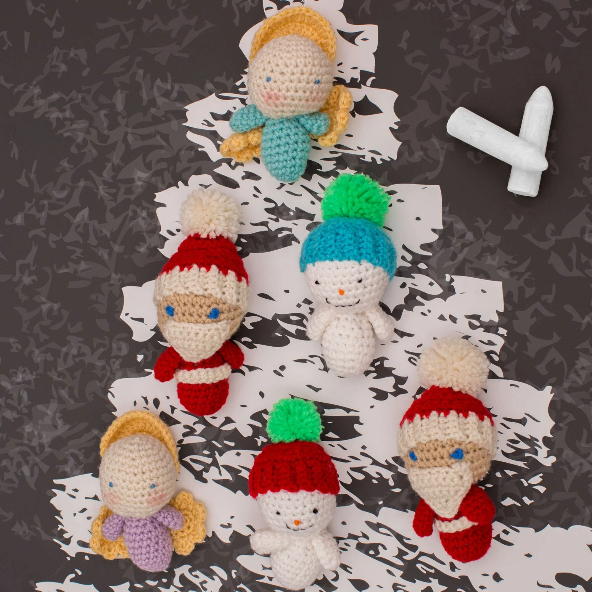 DIY Crochet Amigurumi Snowman Ornaments Pattern